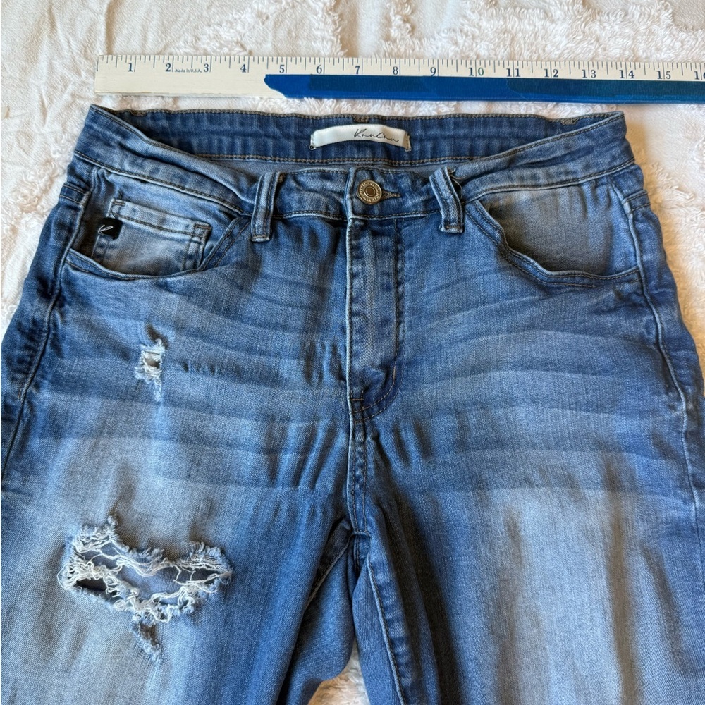 KanCan Faded Denim Distressed  skinny Jeans